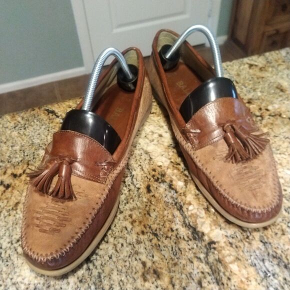 Bally Riva Slip On Tassel Loafers Brow Leather Dress Shoes Men\'s Size 11 M main image 9